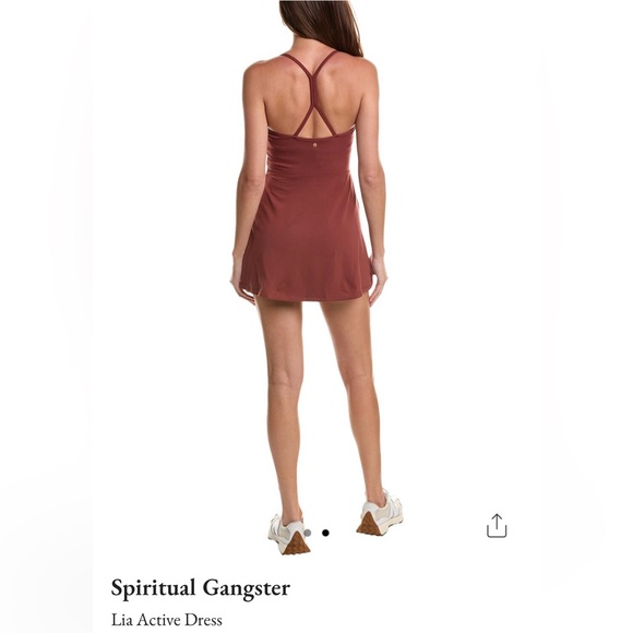 Spiritual Gangster Lia active dress with built in shorts - Picture 2 of 4